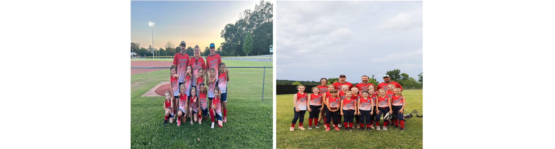 2024 Teeball Champs and 8 Year Old Allstar Softball